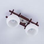 Citilux Нарита CL114121 Люстра деревянная Венге Хром