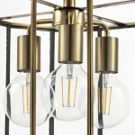 798231 Люстра GENNI 3х40W E27 ЛАТУНЬ/ПРОЗРАЧНЫЙ Lightstar