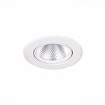 ST211.548.08.36 Св-к встр. Белый LED 1*8W 4000K 640Lm Ra80 36° IP20 D86xH50 220-240V