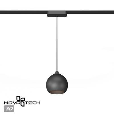 359264 SHINO NT23 053 черный Трековый светильник для низковольтного шинопровода IP20 LED 12W 48V 960Лм 3000К SMAL