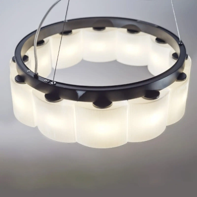812126 Люстра NIBBLER 12х6W(Led) G9 ЧЕРНЫЙ/БЕЛЫЙ