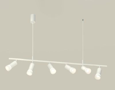 Комплект подвесного поворотного светильника с акрилом XB9005330/6 SWH/FR белый песок/белый матовый MR16 GU5.3 (С9005, С6322, N6258)