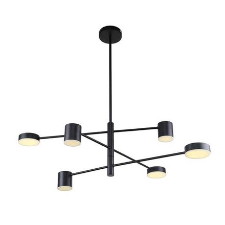 Потолочная люстра Ducan 3094-6P, 3*LED*5W + 3*LED*7W, 1464LM, 4000K. ТМ F-Promo