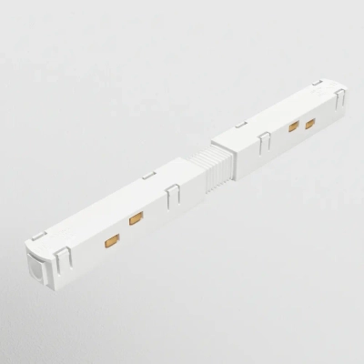 Коннектор питания прямой S35 белый, TRA004PC-22W. TM Maytoni