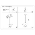 SL1056.403.01 Подвес ST-Luce Черный/Прозрачный E27 1*60W