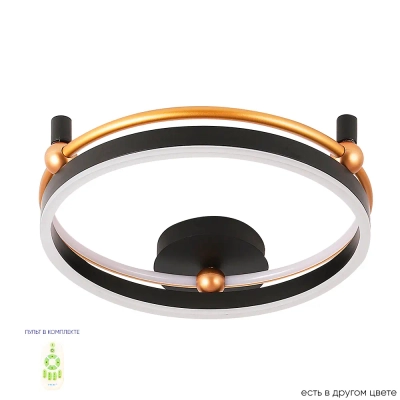 Светильник потолочный Crystal Lux FERNANDO PL48W LED BLACK/GOLD 0621/148