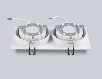 Светильник встраиваемый TN6612/2 WH белый IP44 GX53/2 max 15W 215*110*24