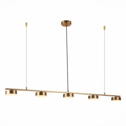 SL6000.303.05 Светильник подвесной ST-Luce Латунь/Латунь LED 5*7W 3000K