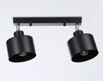 Настенно-потолочный спот в стиле лофт TR8142/2 BK черный E27*2 max 40W 340*120*180
