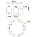 Потолочная люстра Arte Lamp FREDDIE A2231PL-5PB, 5хE14