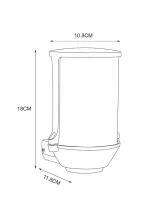 Уличный настенный светильник Arte Lamp MINCHIR A8306AL-1BK, 1хE27