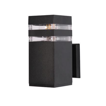 Уличный настенный светильник Arte lamp HEATHER A4413AL-1BK, 1хE27
