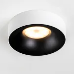 L01002720 Светильник LEVIGO MR16/HP16 ЧЕРНЫЙ/БЕЛЫЙ МАТОВЫЙ (010027+510020)