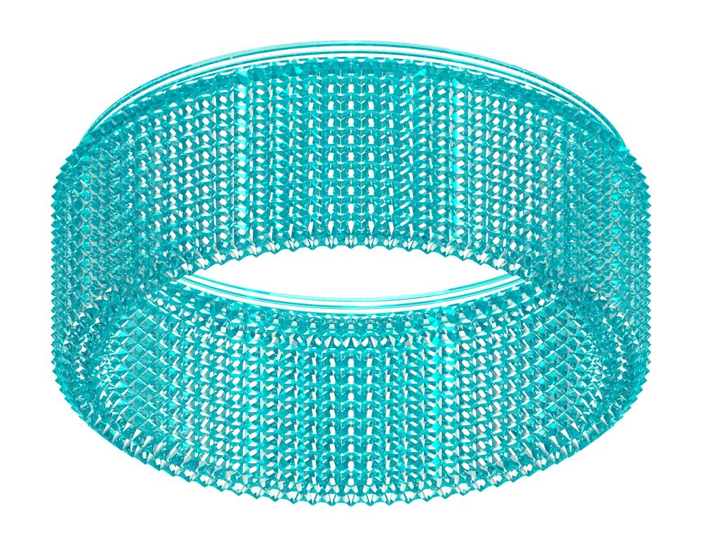 Насадка передняя для корпуса светильника N8488 BL голубой D85*H35mm Out30mm GX53