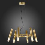 SL1236.203.06 Люстра подвесная ST-Luce Золотистый/Коньячный, Золотистый G9 6*5W