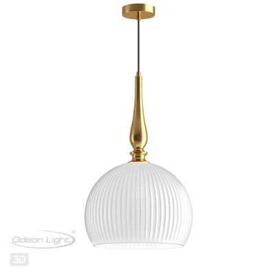4765/1 PENDANT ODL21 413 белый/бронзовый Подвес E27 60W RUNGA