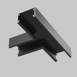 Т- образный коннектор накладной Basity, черный, TRA172CT-11B. TM Maytoni