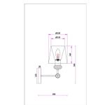 Бра Arte Lamp BROCCA A4093AP-1AB, 1хE14