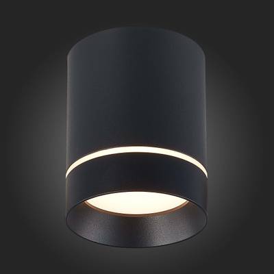 ST115.432.12 Светильник потолочный Черный LED 1*12W 3000K 840Lm Ra&gt;90 120° IP20 D79xH100 170-240V