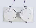 Светильник встраиваемый TN6659/2 WH белый IP44 GX53/2 220*110*48