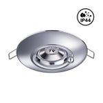 370790 SPOT NT21 335 хром Светильник встраиваемый влагозащищенный IP44 GU10 50W 220V WATER