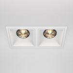 Встраиваемый светильник Alfa LED 3000K 2x15Вт 36° Dim Triac, DL043-02-15W3K-D-SQ-W. TM Maytoni