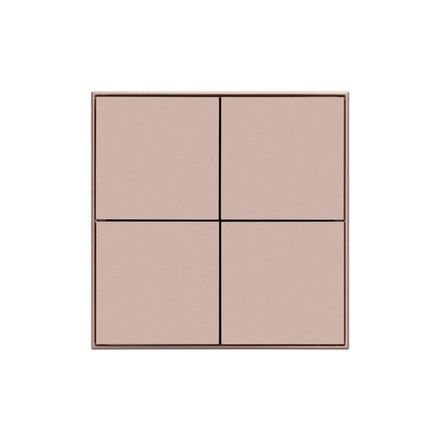 INTELLIGENT ARLIGHT Кнопочная панель KNX-304-23-IN Champagne (BUS, Frame) (IARL, IP20 Металл, 2 года)