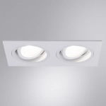 Точечный встраиваемый светильник ARTE LAMP TARF A2178PL-2WH, 2хGU10
