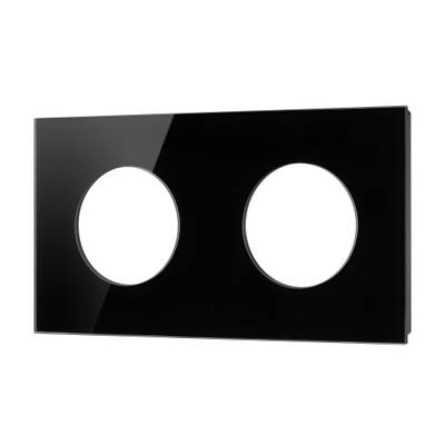 Рамка стеклянная FRM-GLARE-GC-2-BK (Arlight, -)