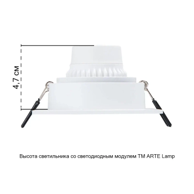 Точечный встраиваемый светильник Arte Lamp IMAI A2465PL-1WH, GU10