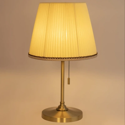 Citilux Линц CL402733 Настольная лампа бронза с кремовым абажуром