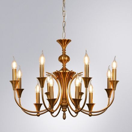Подвесная люстра Arte Lamp COLLINETTA A4094LM-12PB, 12хE14
