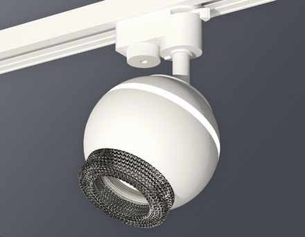 Комплект трекового светильника XT1101061 SWH/BK белый песок/тонированный MR16 GU5.3 LED 3W 4200K (A2520, C1101, N7192)