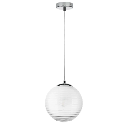 804101 Подвес DISSIMO 1х40W E27 ХРОМ/БЕЛЫЙ Lightstar