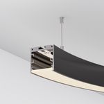 Профиль SL-ARC-3535-D1500-A90 WHITE (1180мм, дуга 1 из 4) (Arlight, Алюминий)