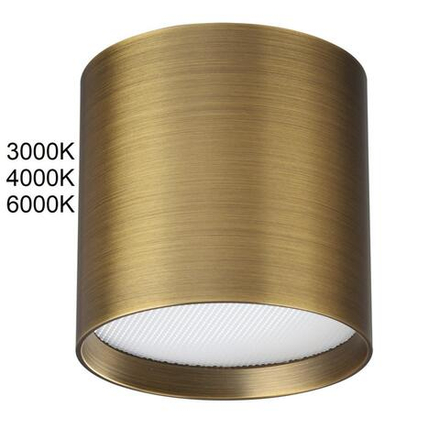 7128/8CL HIGHTECH ODL26 325 светильник бронза/металл IP20 LED 8W 480Лм 3000K/4000K/6000K 120° 220-240V OBEN
