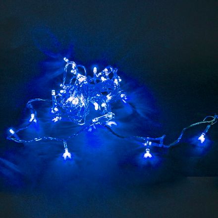 A-019 LED BL гирлянда светодиодная 5м, прозрачный провод