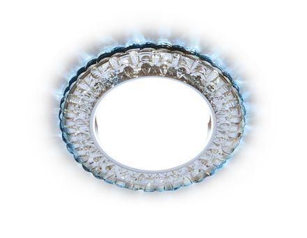 Встраиваемый точечный светильник со светодиодной лентой G315 CL/CLD хром/прозрачный GX53+3W(LED COLD)