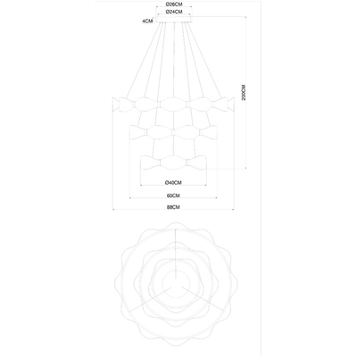 Подвесная люстра Arte lamp GRACE A1868SP-3PB, 1хLED