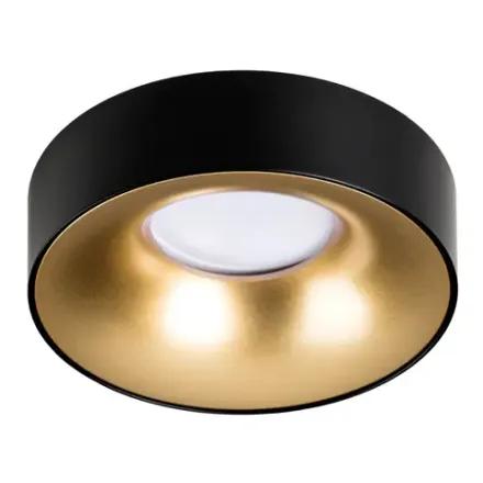 L01002327 Светильник LEVIGO MR16/HP16 ЗОЛОТО/ЧЕРНЫЙ МАТОВЫЙ (010023+510027)