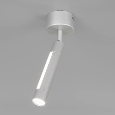 Настенно-потолочный светодиодный светильник 20084/1 LED серебро