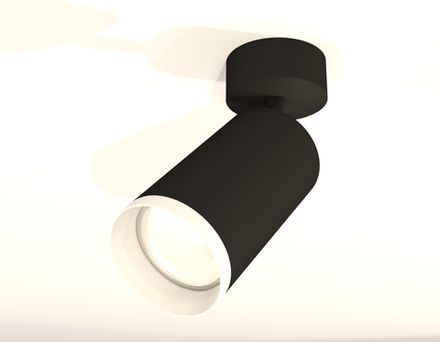 Комплект поворотного светильника XM6323010 SBK/FR черный песок/белый матовый MR16 GU5.3 (A2210, C6323, N6246)