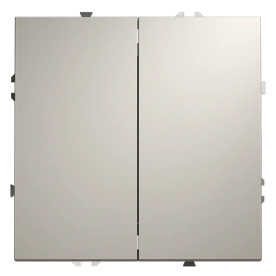 VLS020103 Выключатель встраиваемый VOLTUM S70 двухклавишный 10А, (кашемир). (ТМ Maytoni)