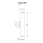Бра Charme FL1047-4WT, LED