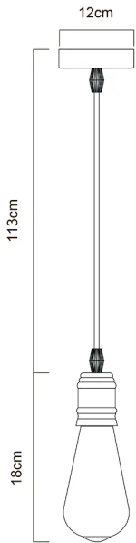Подвесной светильник Arte Lamp MAZZETTO A4290SP-1BK, 1хE27