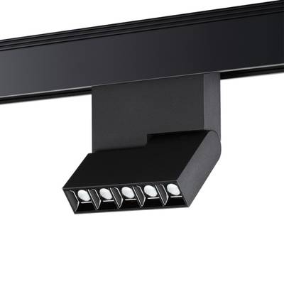 358535 SHINO NT21 049 черный Трековый светильник для низковольного шинопровода IP20 LED 4000K 12W 48V KIT