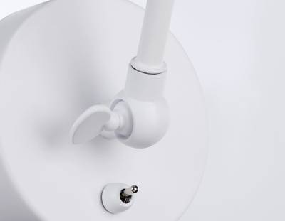 Настенный светильник с выключателем в стиле лофт TR8146 WH белый E27 max 40W 340*120*490