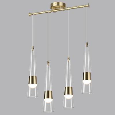5043/42L L-VISION ODL24 301 глянц.золото/прозрачный/металл/стекло Люстра LED 42W 3000K 4167Лм LUMP
