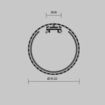 Комплект заглушек (для профиля D60) 2 шт., ALM-D60-EC 642082. TM Maytoni