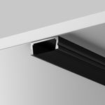 Рассеиватель для профиля 15×06 (Чёрный, 2 м), ALM-001-B-DF-2M 642021. TM Maytoni